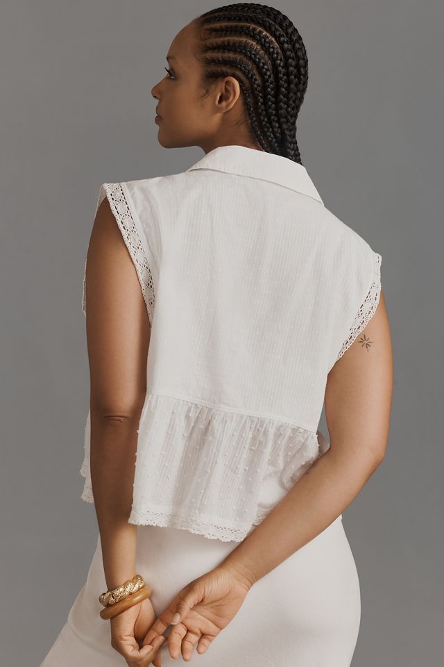 Pilcro Crop Swing Blouse #7