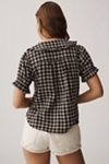 The Keira Plaid Blouse by Pilcro