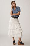 The Keira Plaid Blouse by Pilcro