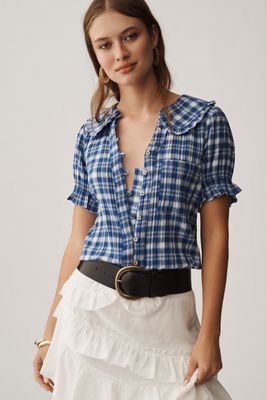 Dolan Left Coast Sleeveless Seamed Peplum Top 