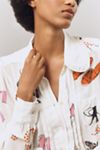 Maeve Sheer Chiffon Buttondown Shirt