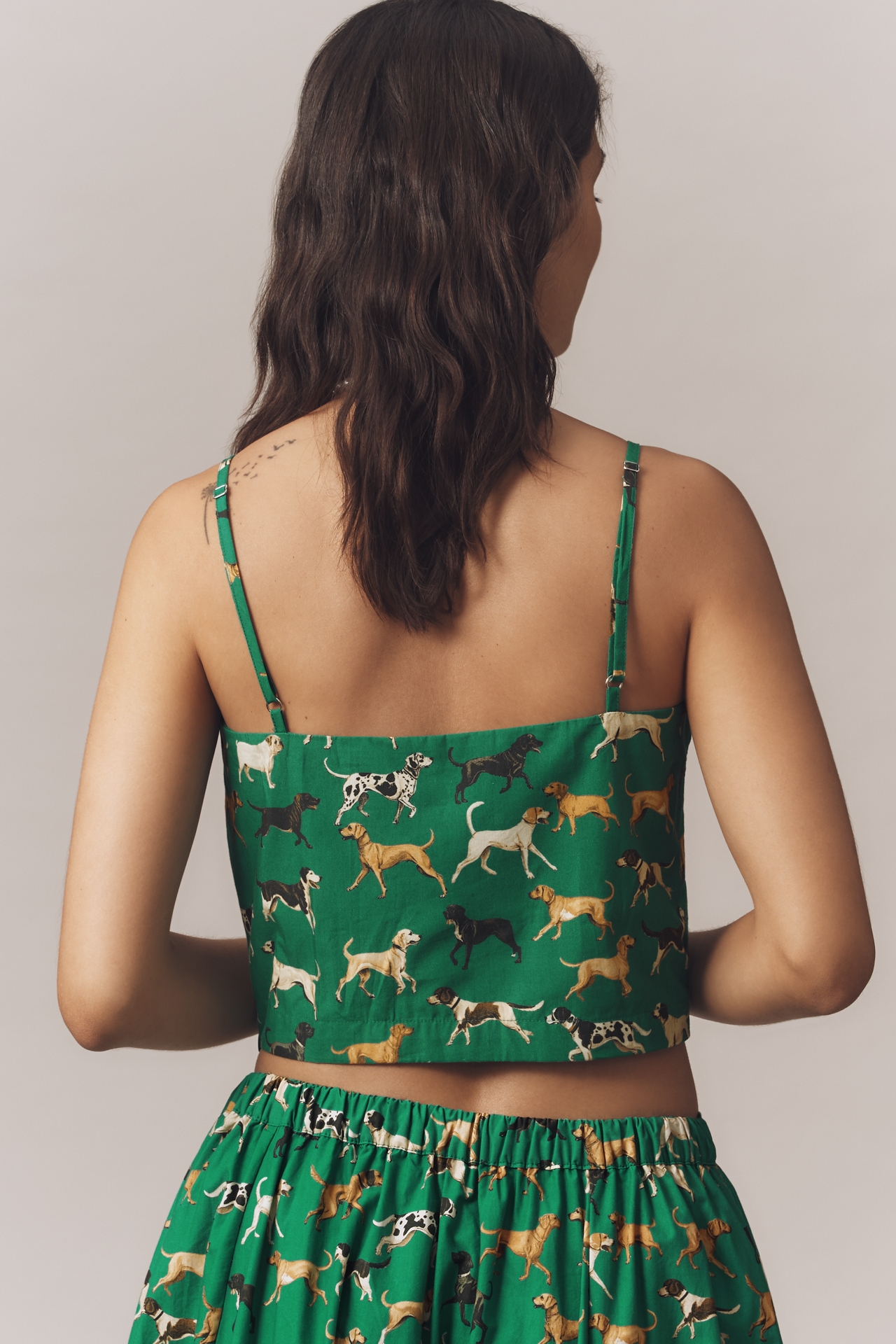 Maeve Straight-Neck Crop Tank