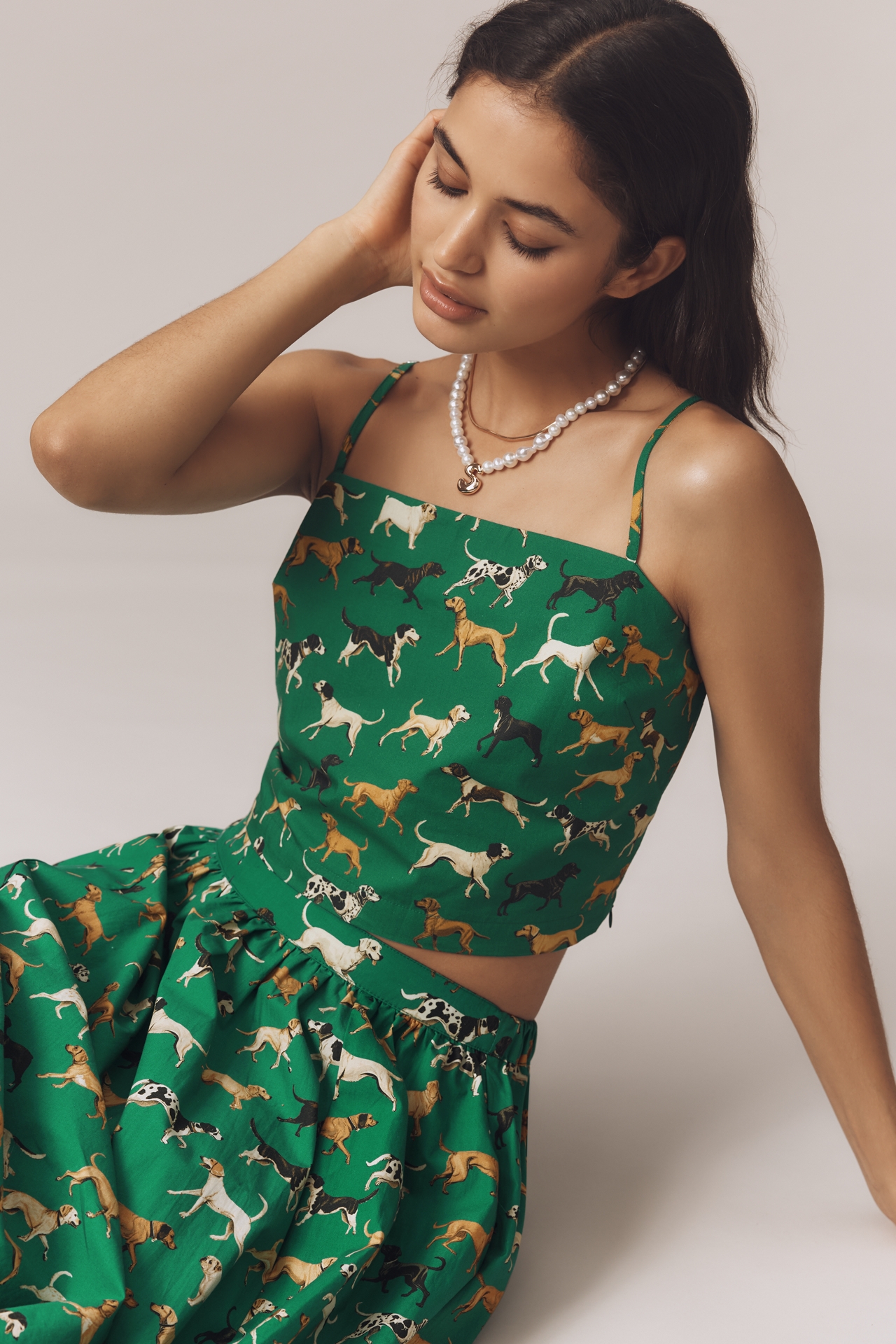 Maeve Straight-Neck Crop Tank