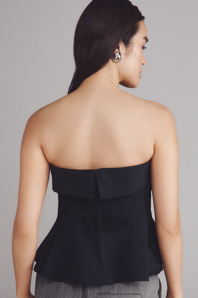 Maeve Strapless Plunge Top #2