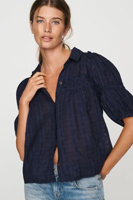 Blouse ample à manches bouffantes Pilcro
