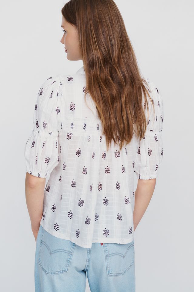 Blusa Swing de Manga Abullonada Pilcro #3