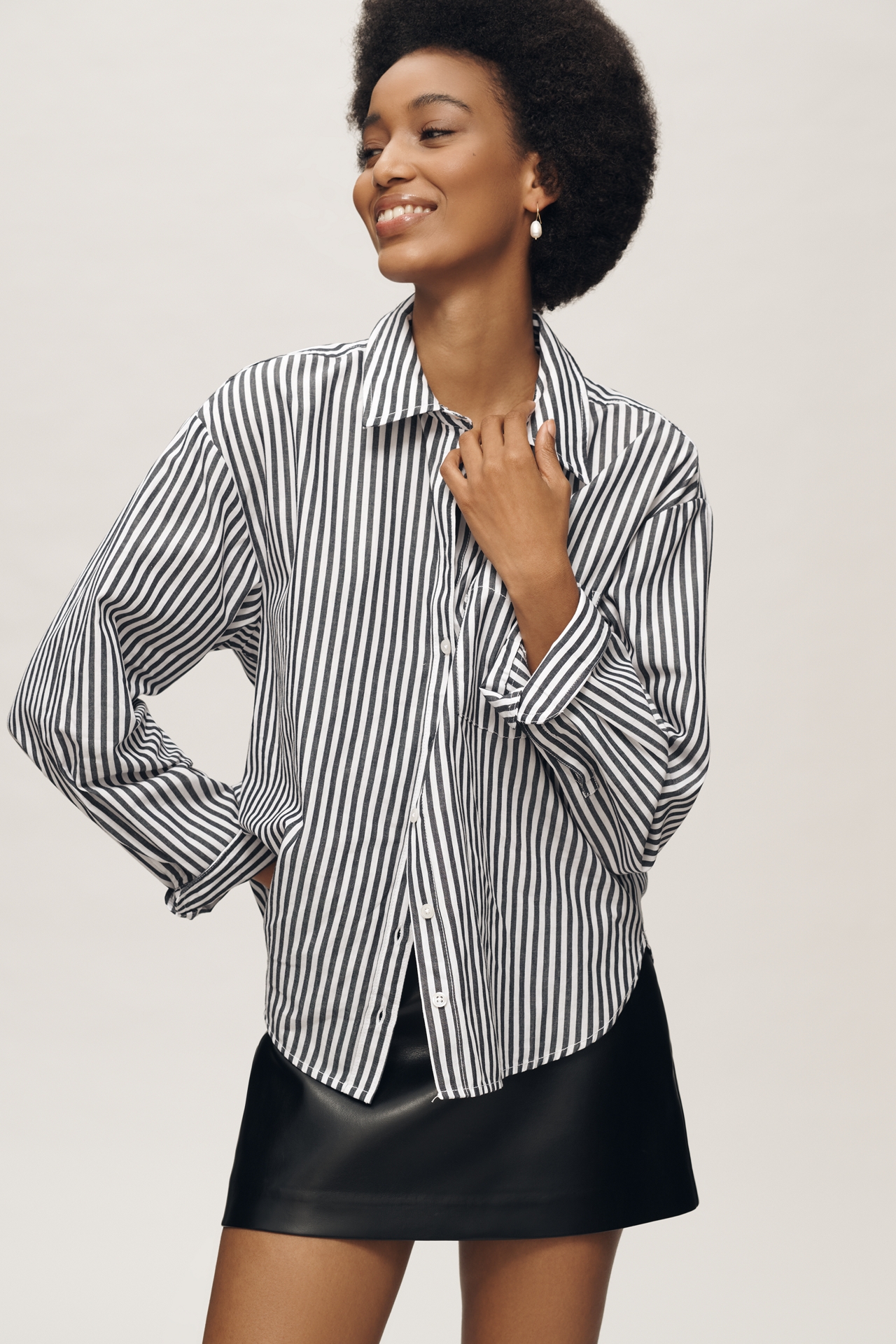 The Shrunken Bennet Buttondown Shirt by Maeve