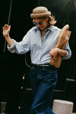 The Shrunken Bennet Buttondown Shirt by Maeve product page