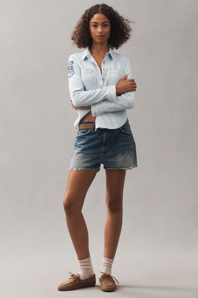 Pilcro Buttondown Patch Shirt #1