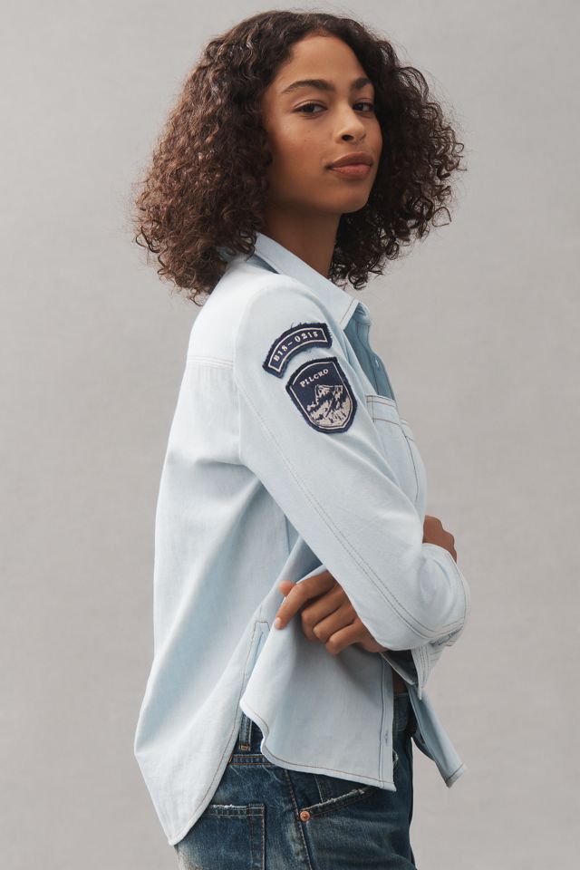 Pilcro Buttondown Patch Shirt #2
