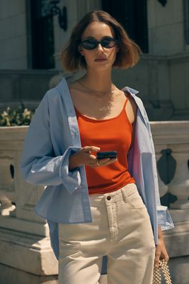 Camisa de Botones Clásica Maeve