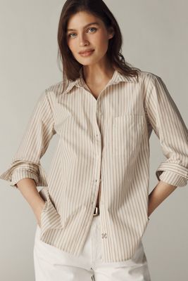 Maeve Kate Cotton Classic Buttondown Shirt