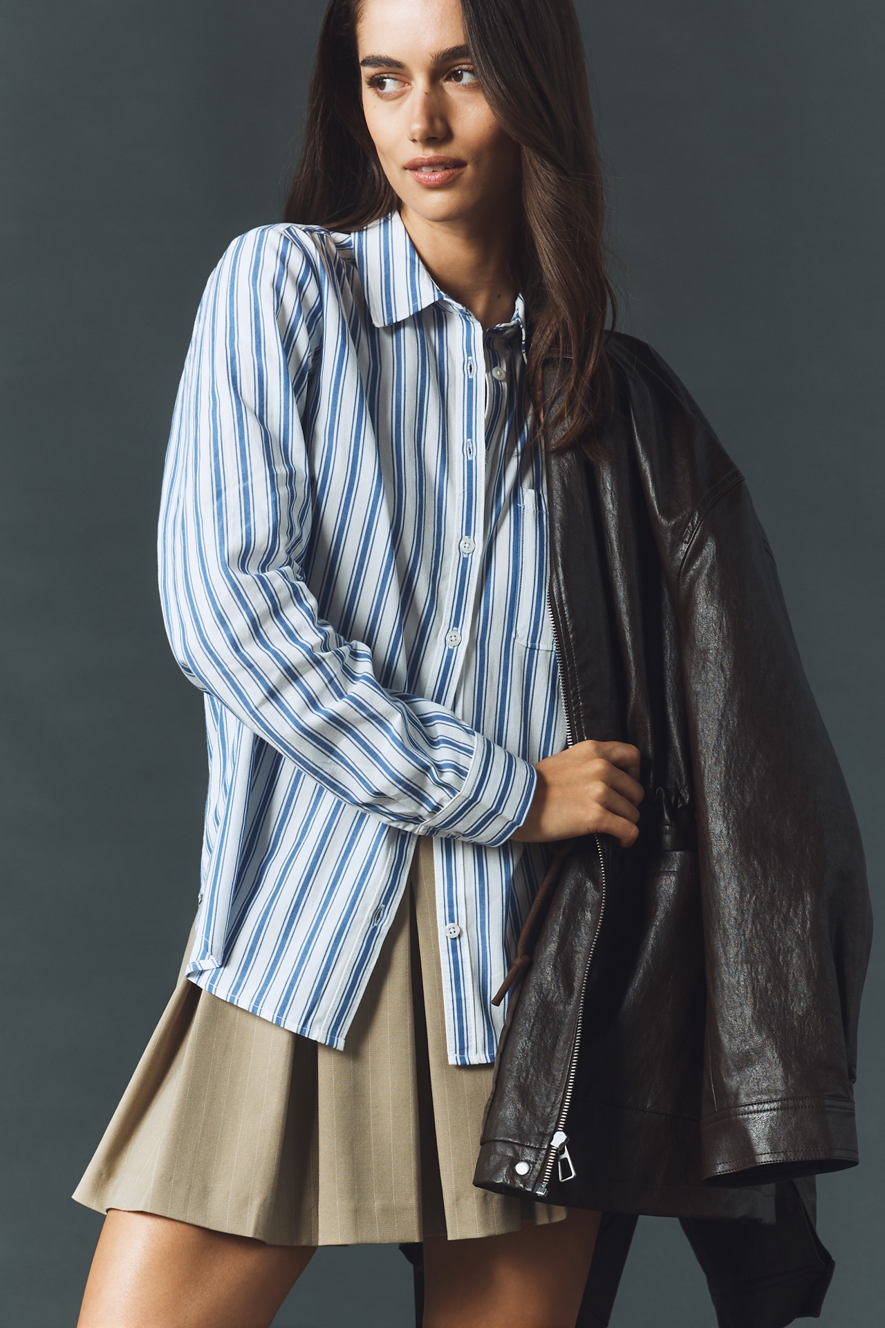 Maeve Classic Buttondown Shirt