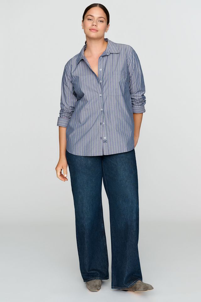 Maeve Kate 100% Cotton Classic Buttondown Shirt #8