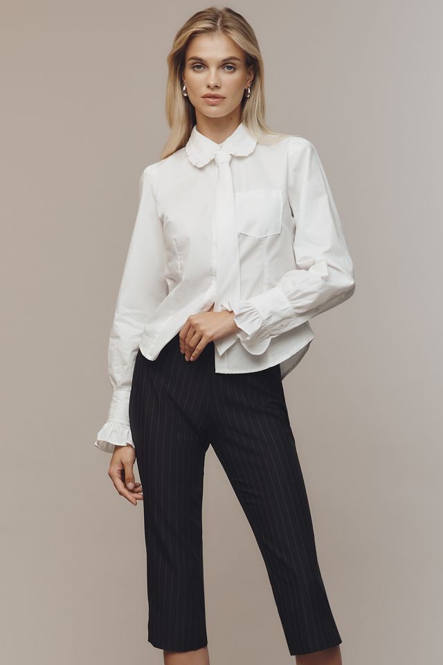 Maeve Necktie Oxford Buttondown Shirt #3