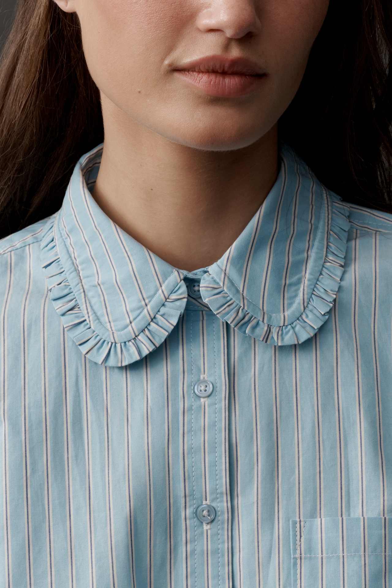 Maeve Necktie Oxford Buttondown Shirt