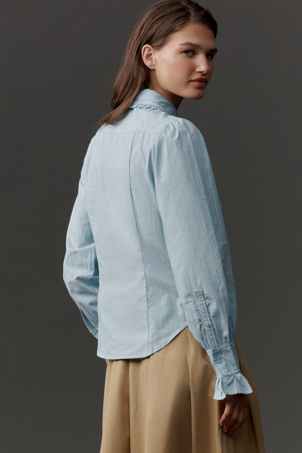 Maeve Necktie Oxford Buttondown Shirt
