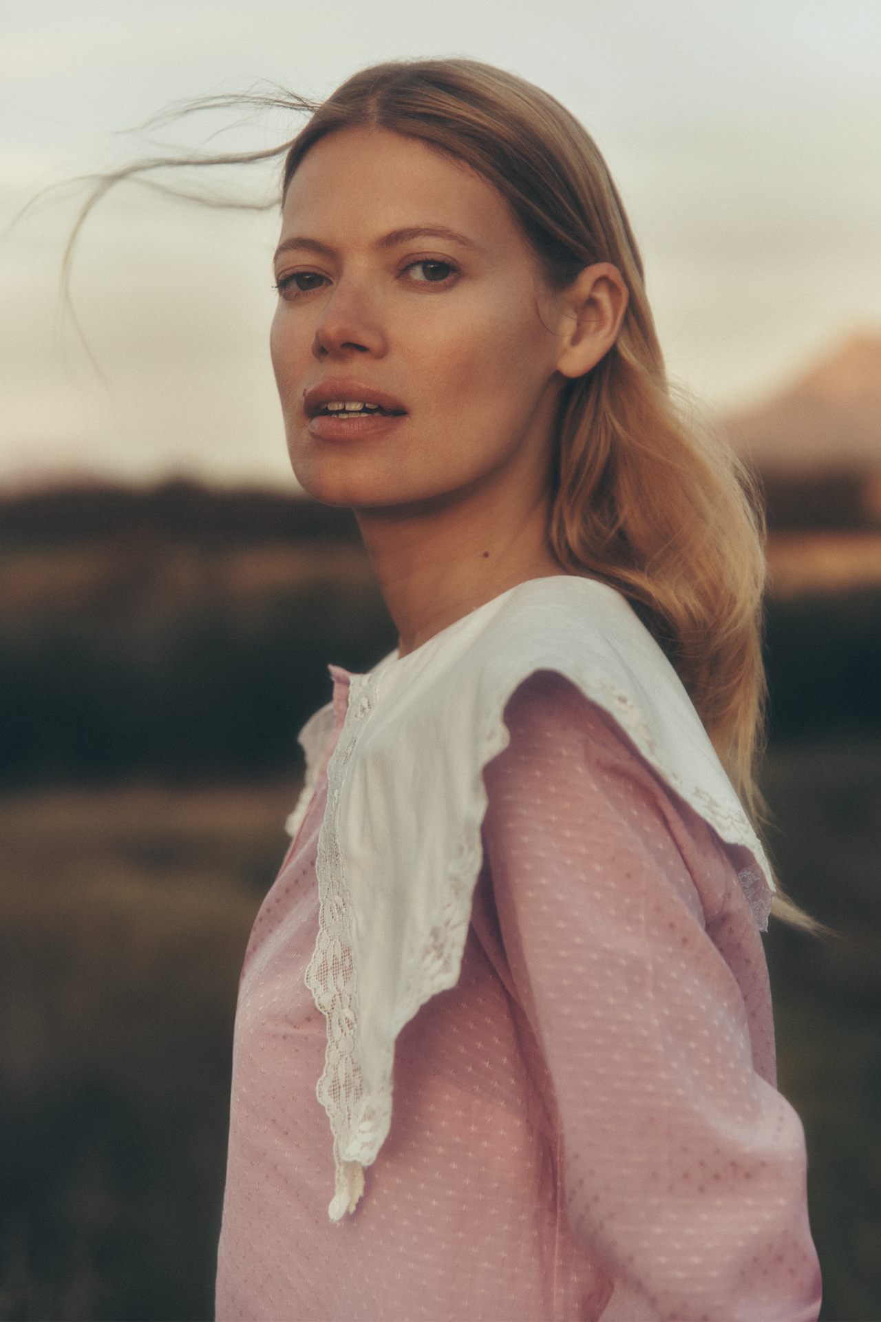 By Anthropologie Oversized Collar Blouse