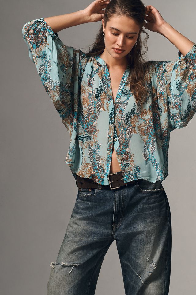 The Sidney Batwing Blouse by Pilcro: Shrunken Edition #3