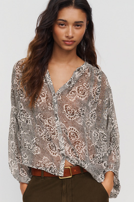 The Sidney Batwing Blouse by Pilcro: Shrunken Edition by Anthropologie