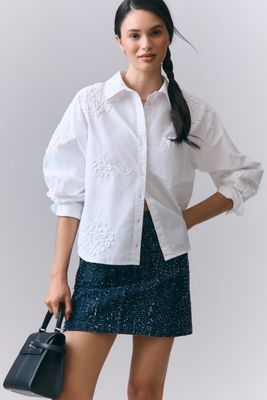 Maeve Shrunken Bennet Buttondown Shirt
