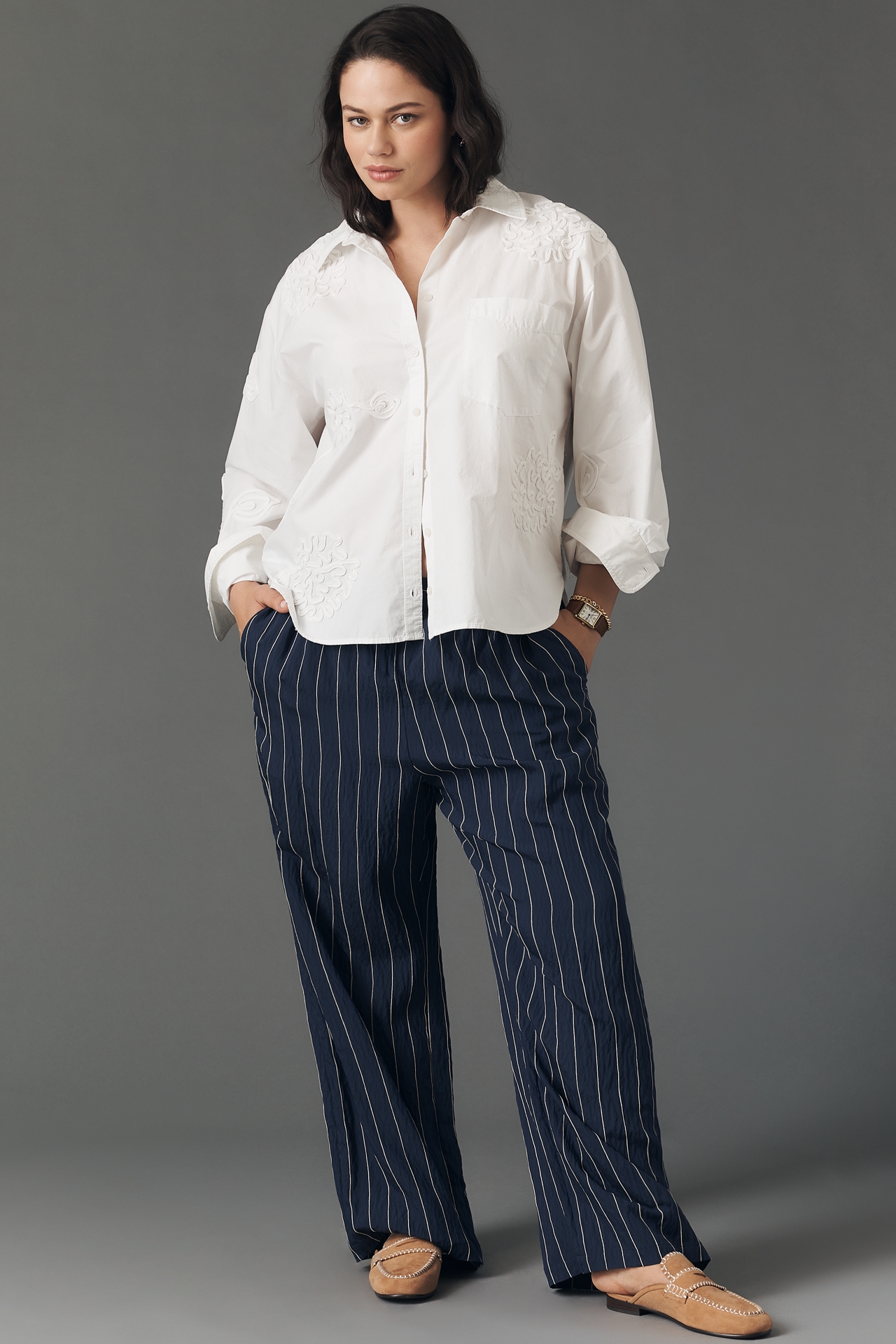 Shrunken Bennet Buttondown Shirt by Maeve