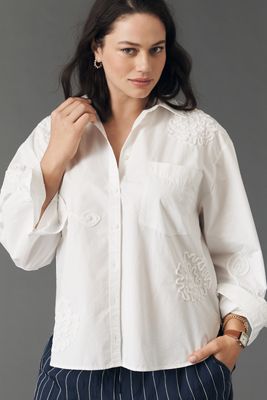 Maeve Shrunken Bennet Buttondown Shirt