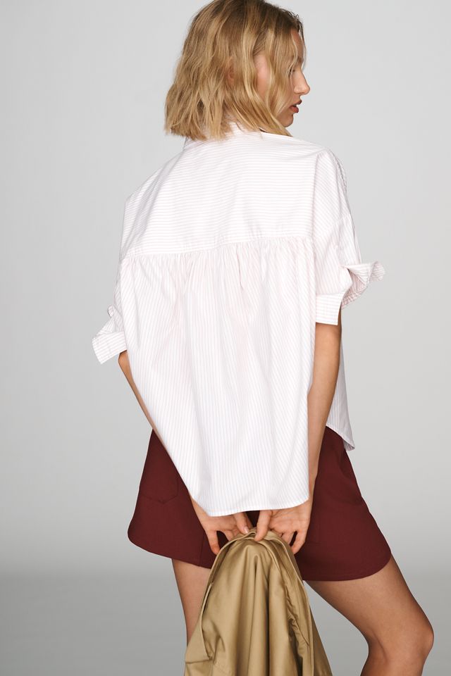 Maeve Mabel Boxy Oxford Shirt #1