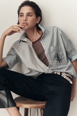 The Mabel Boxy Oxford Shirt by Maeve