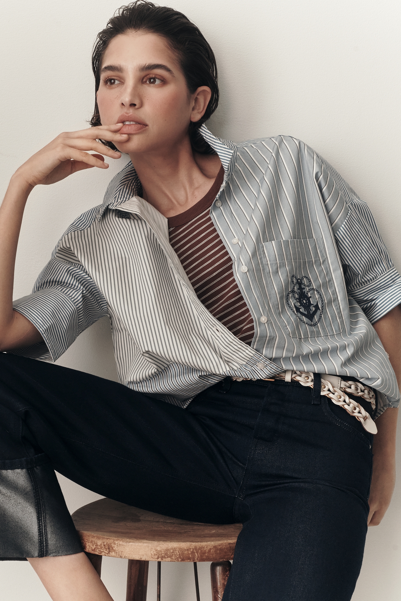 The Mabel Boxy Oxford Shirt by Maeve