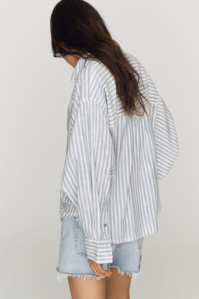 Pilcro Issy Batwing Buttondown Shirt #1