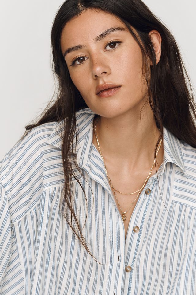 Pilcro Issy Batwing Buttondown Shirt #2