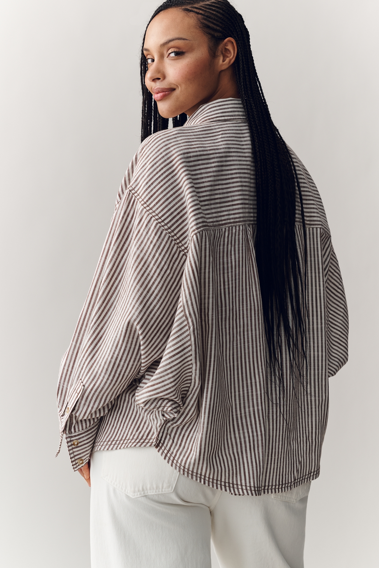 Pilcro Issy Batwing Buttondown Shirt