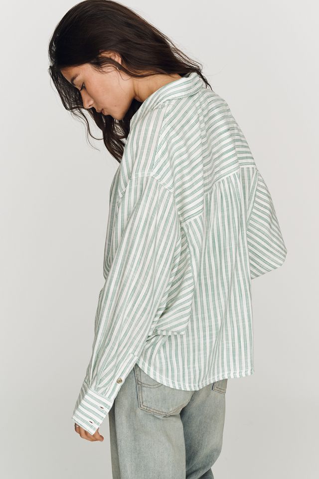 Pilcro Issy Batwing Buttondown Shirt #1