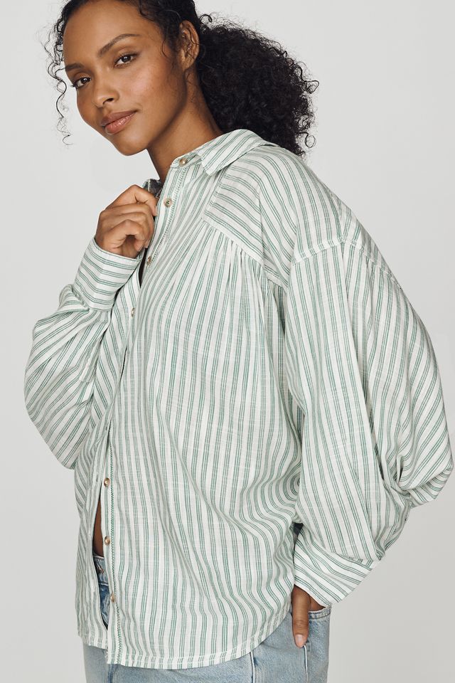 Pilcro Issy Batwing Buttondown Shirt #6