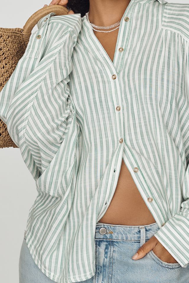 Pilcro Issy Batwing Buttondown Shirt #8