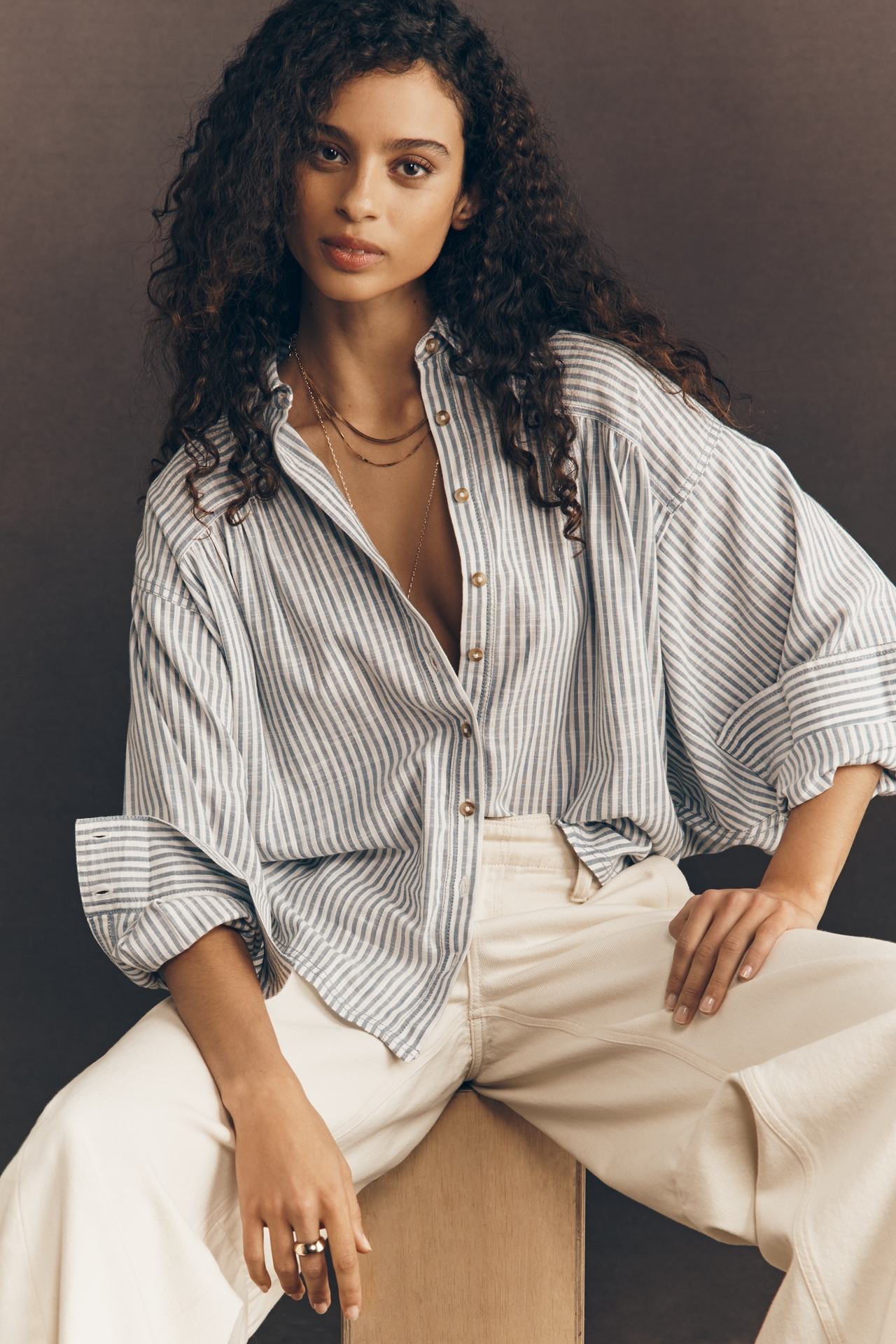 Pilcro Batwing Buttondown Shirt