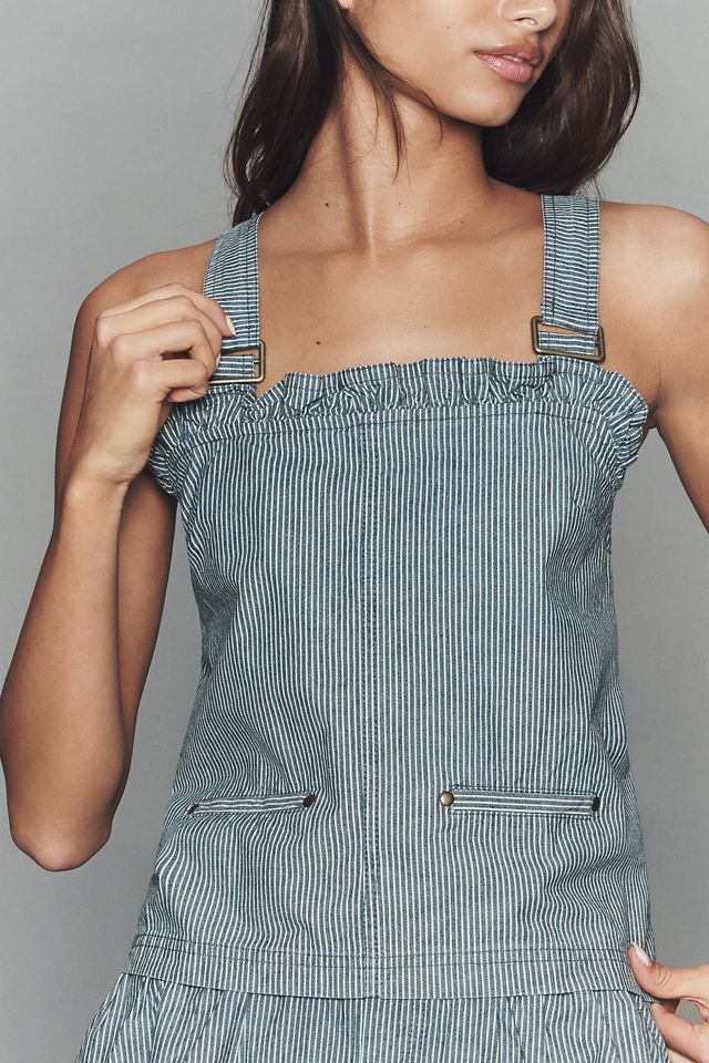 By Anthropologie Sleeveless Ruffle Top #3