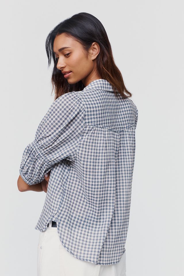 Pilcro Tallulah Puff Sleeve Blouse #2