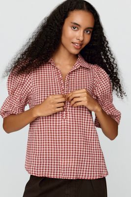 Pilcro Tallulah Puff Sleeve Blouse