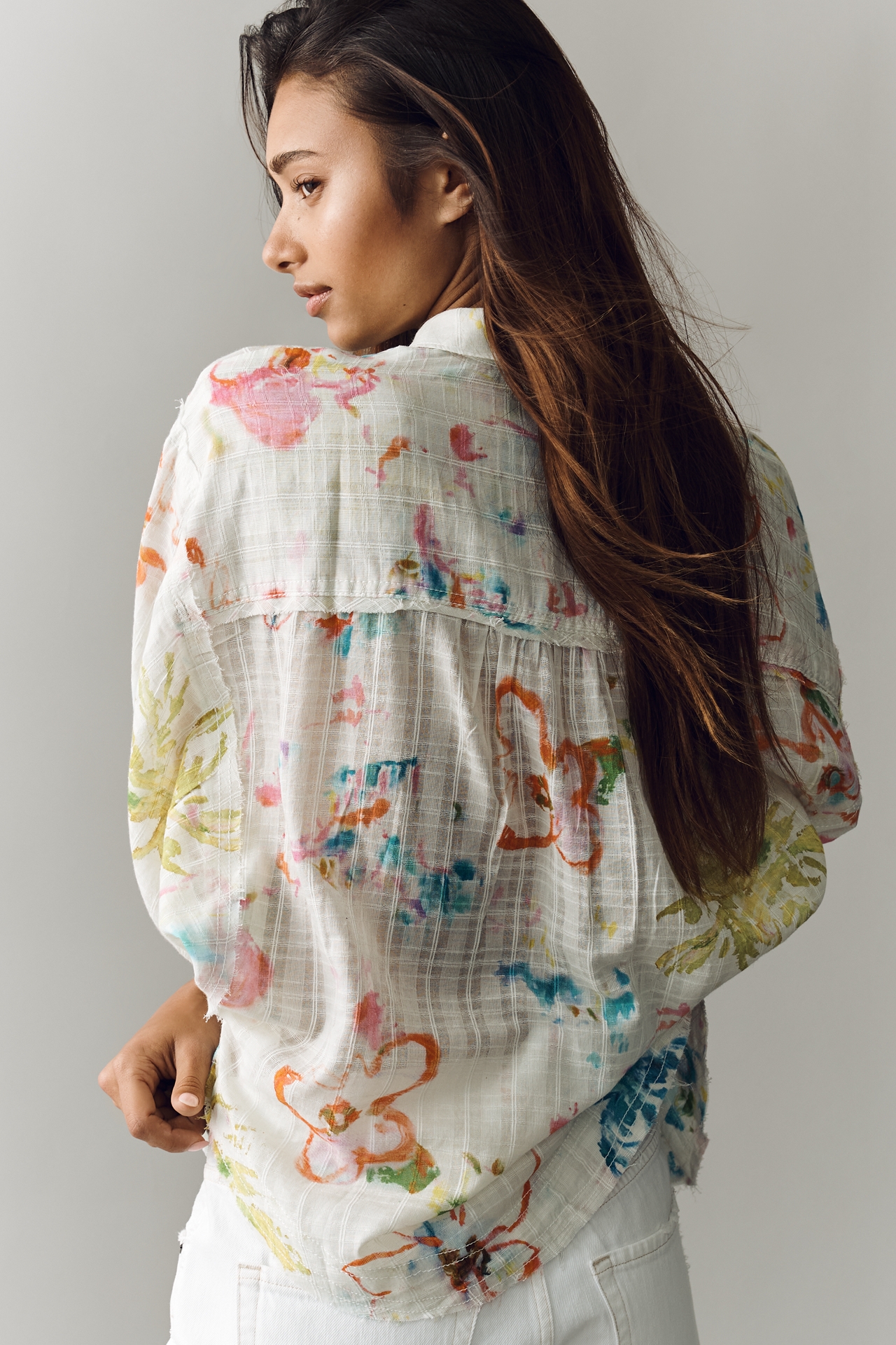 Pilcro 100% Cotton Summer Buttondown Shirt