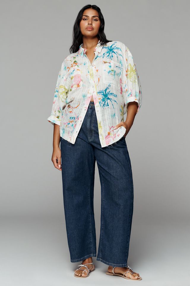 Chemise boutonnée d'été en coton Pilcro #6