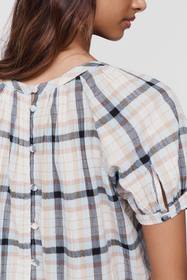 Pilcro Smocked Swing Blouse #2