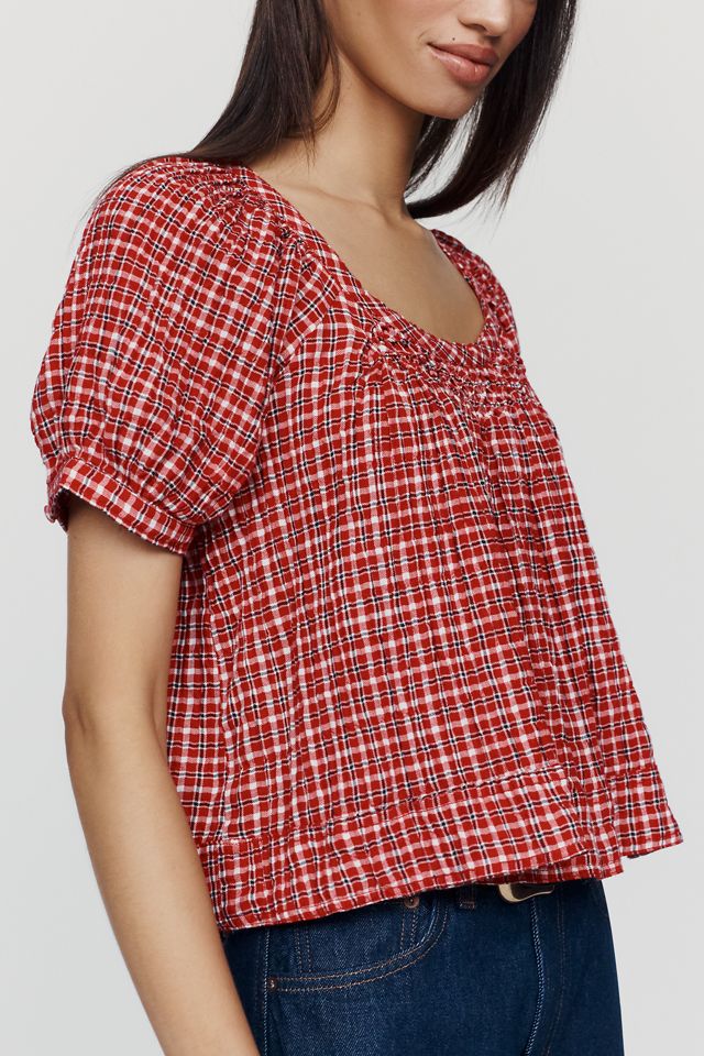 Pilcro Smocked Swing Blouse #2