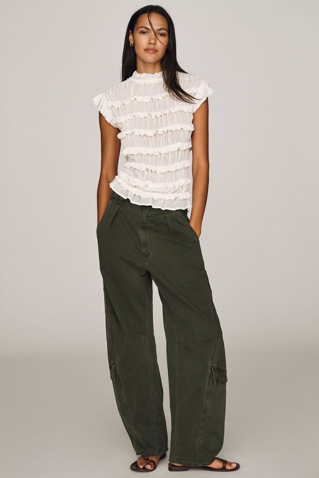 By Anthropologie Layered Ruffle Top #3