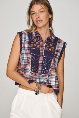 Pilcro Lace Swing Blouse