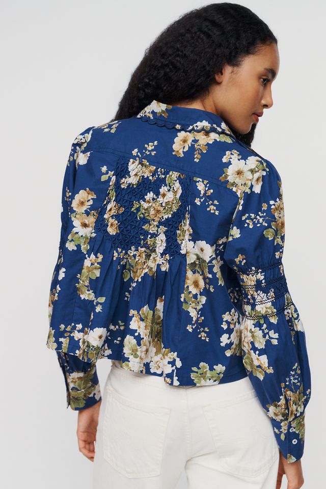 Maeve Camicia Arricciata a Maniche Lunghe in 100% Cotone #3