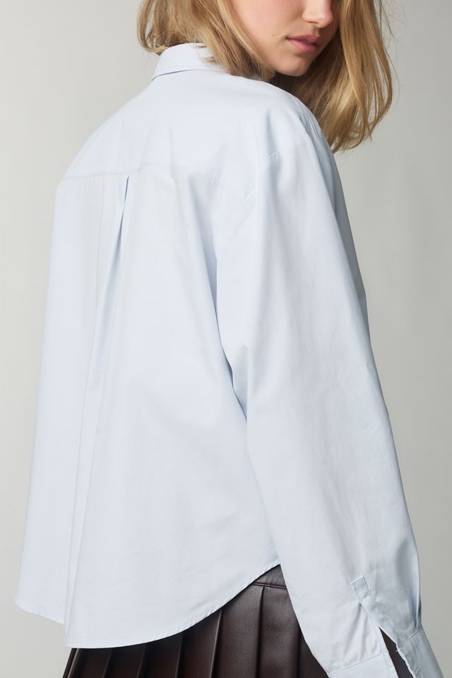 Maeve Shrunken Bennet 100% Cotton Buttondown Shirt thumbnail 2
