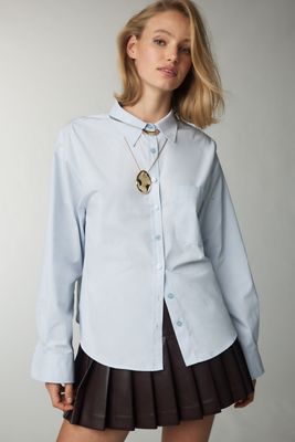 Maeve Shrunken Bennet 100% Cotton Buttondown Shirt