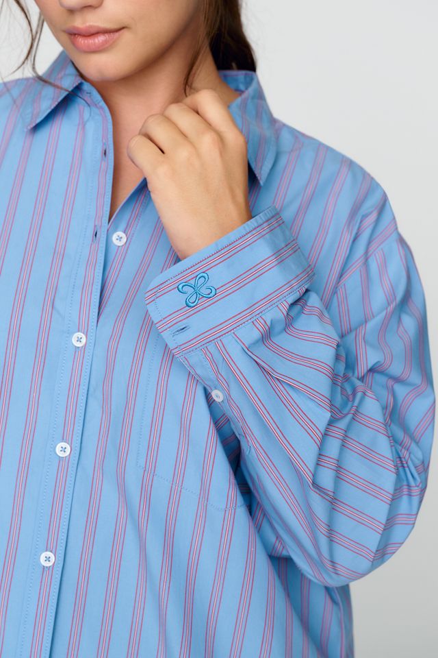 Maeve Shrunken Bennet 100% Cotton Buttondown Shirt #6
